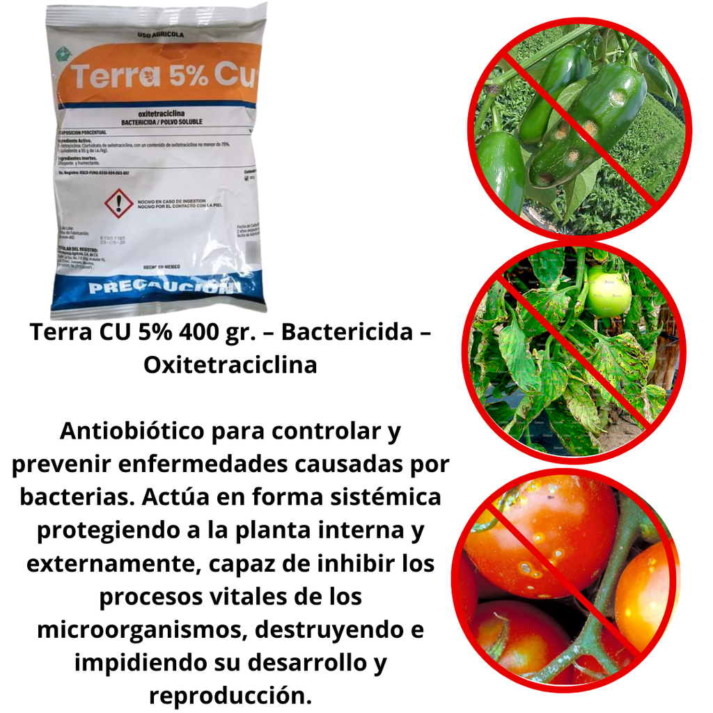 TERRAQU 400 GR (TERRAMICINA 5 %)