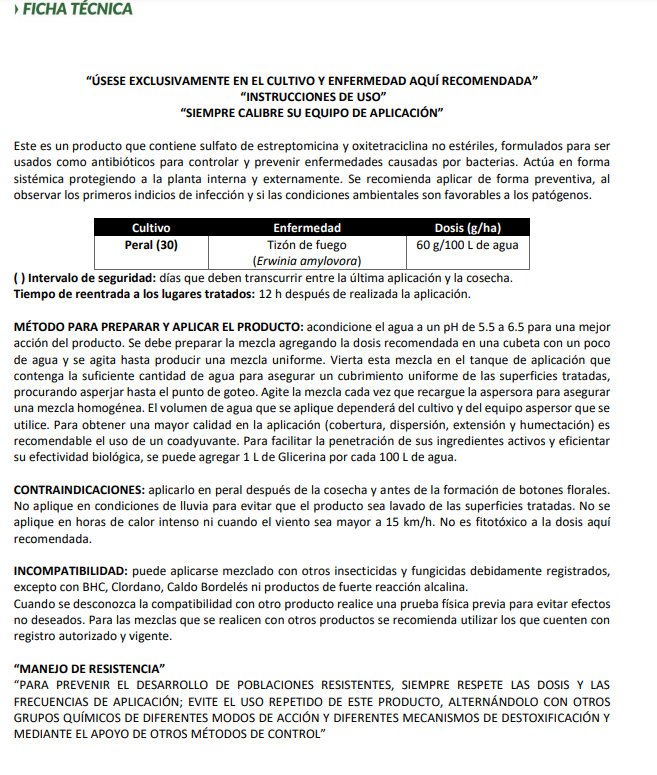 ULTRAMYL 100(ESTREPTOMICINAYOXITETRACICLINA) 1KG