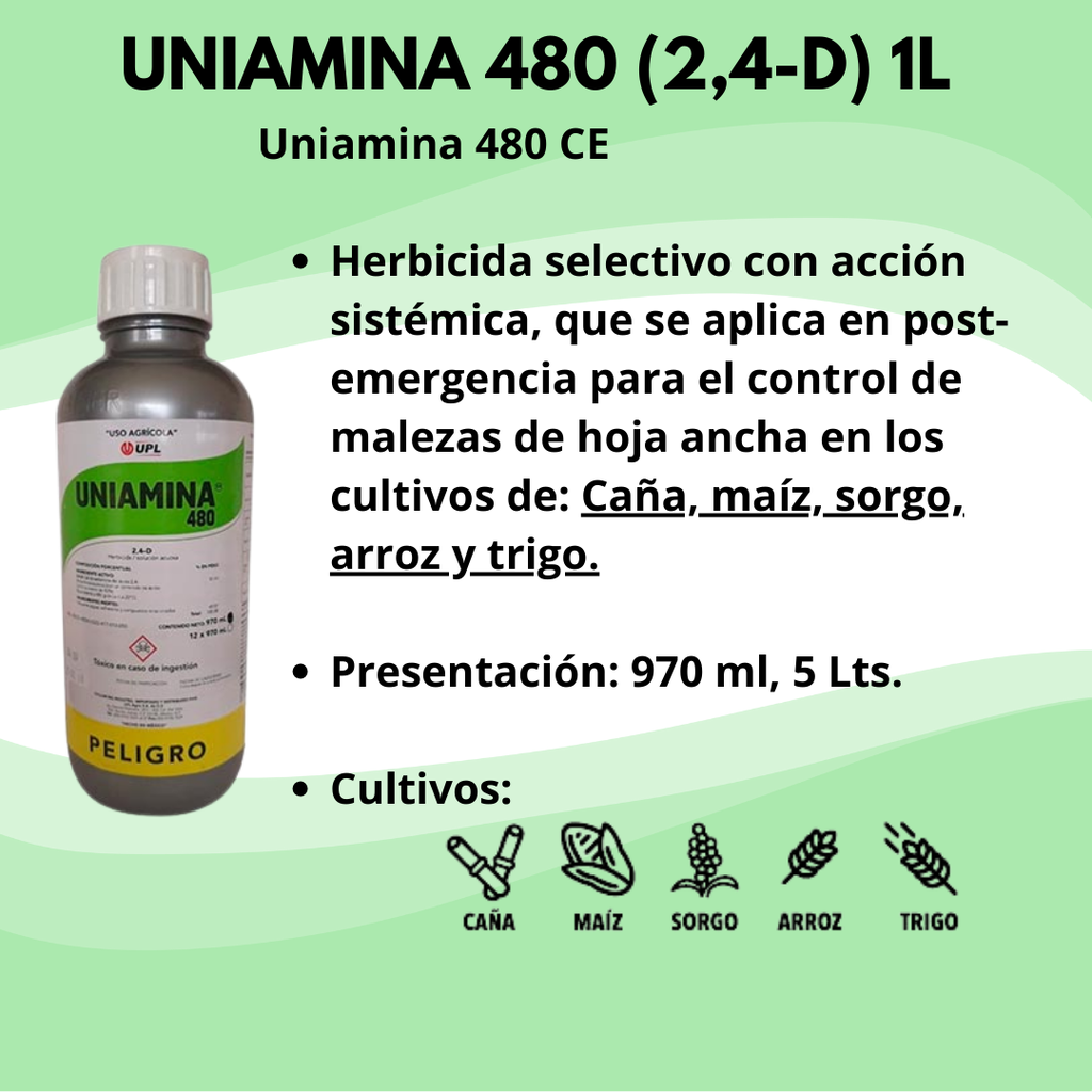 UNIAMINA 480 (2,4-D) 1L