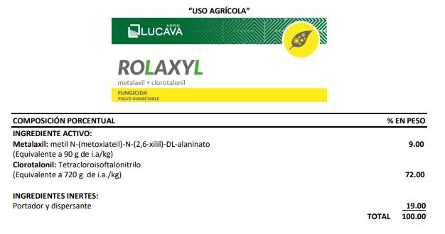 ROLAXYL (METALAXIL+CLOROTALONIL) 1KG