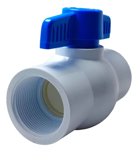 [PV0103] VALVULA ESFERA 3 ROSCA PVC CEDULA 40 3PULG 1PZS