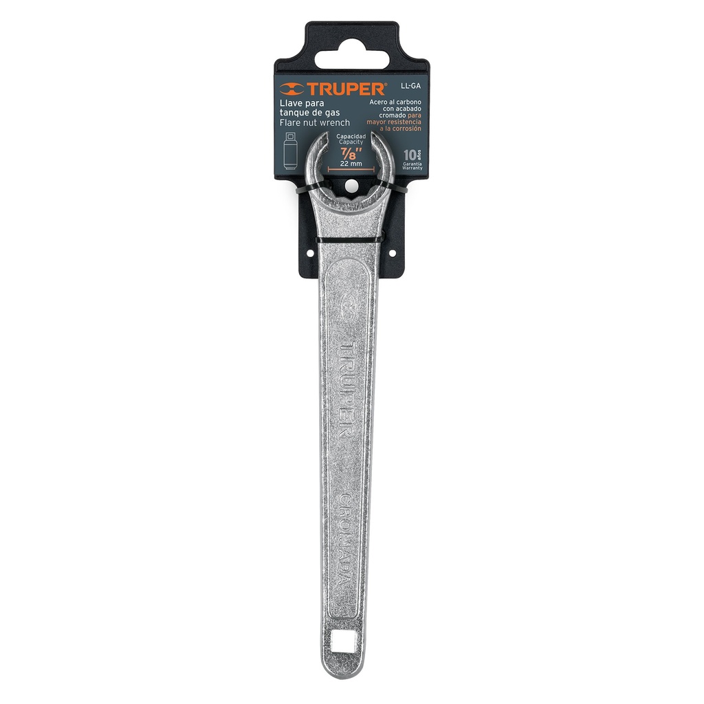 LLAVE PARA TANQUE DE GAS 9" X 7/8
