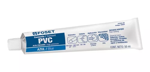 PEGAMENTO FOSET PVC AZUL 50ML