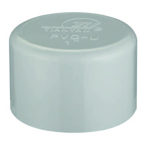 [TAP-2] TAPA 2 LISA CED 40 PVC  CEMENTAR 2PULG (TAPON 2)