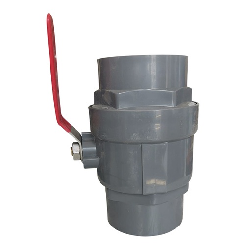 [VBT-1] VALVULA BOLA CON TORNILLO 1PULG (GRIS)