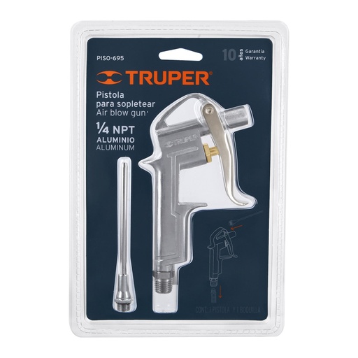 [7501206628577] PISTOLA PAR SOPLETEAR ON EXTENCION DE 4 TRUPER (PISO-695)