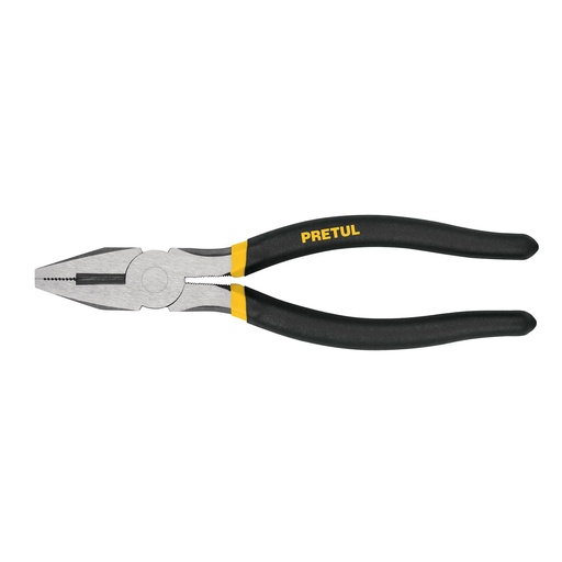 [PEL-8P] PINZA PARA ELECTRICISTA 8PULG MANGO DE VINIL PRETUL