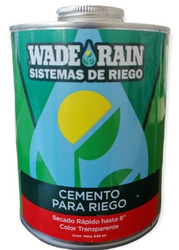 PEGAMENTO WADE RAIN TRANSPARENTE ETIQUETA VERDE 474ML [CEMENTO]